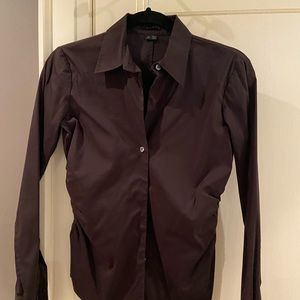 Theory button-up shirt in organic cotton